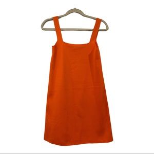 Zara Knit Orange Tank Top Dress